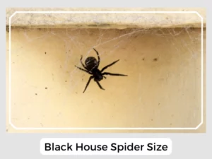Black House Spider Size