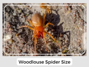Woodlouse Spider Size