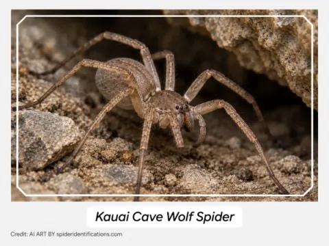Kauai Cave Wolf Spider